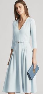 NWT Ralph Lauren Purple Label Collection Sky Blue Raeana Dress